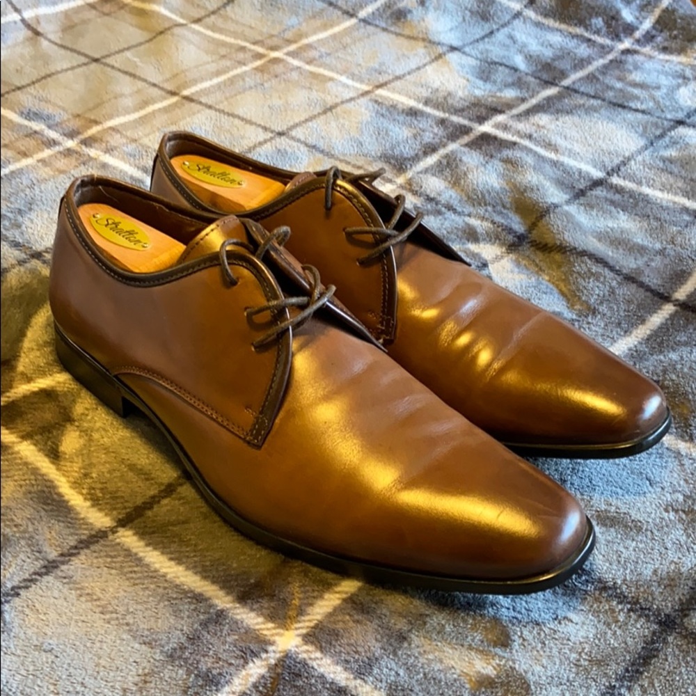 Aldo Brown Leather Dress Shoes